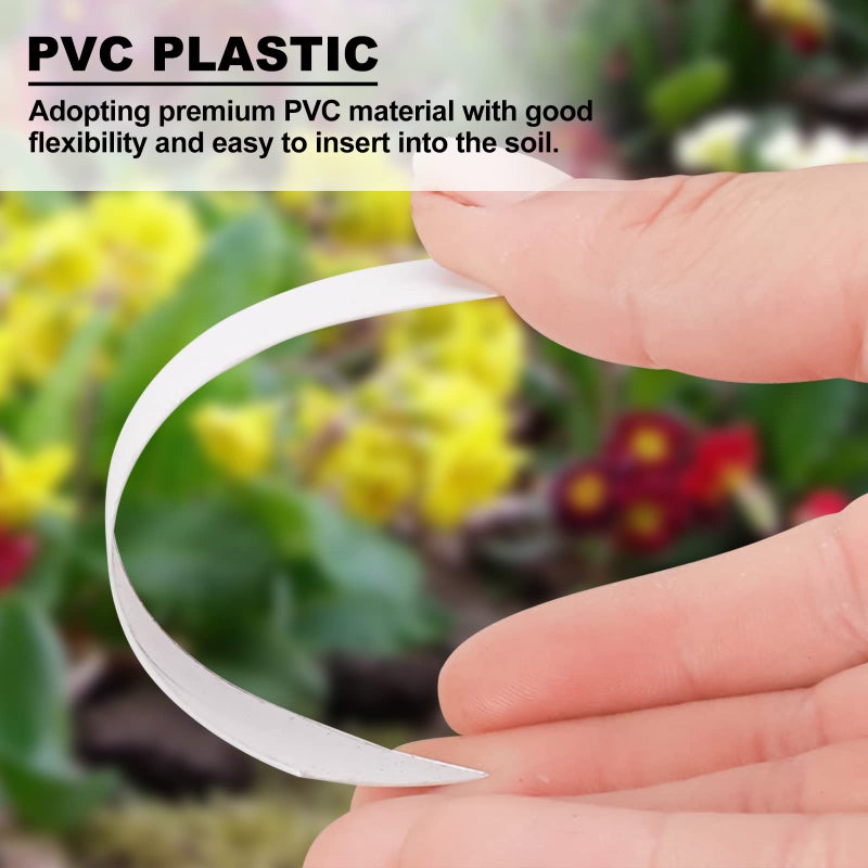 YaeCCC 1000 Pcs 4 Inches Plant Labels Plastic Plant Tags Nursery Garden Labels Pot Marker Garden Stake Tags for Fruit Trees, Flowers, Shrubs, etc - Image 3